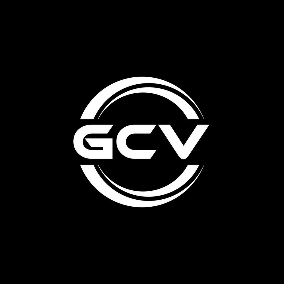 gcv logotipo projeto, inspiração para uma único identidade. moderno elegância e criativo Projeto. marca d'água seu sucesso com a impressionante isto logotipo. vetor