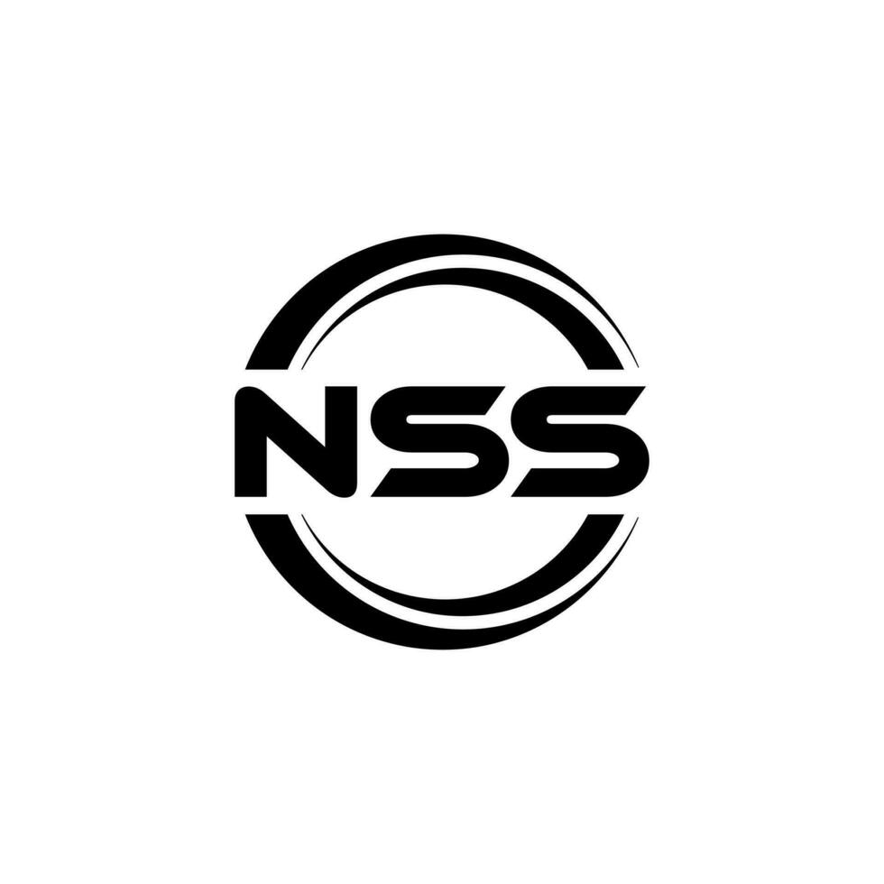 nss logotipo projeto, inspiração para uma único identidade. moderno elegância e criativo Projeto. marca d'água seu sucesso com a impressionante isto logotipo. vetor