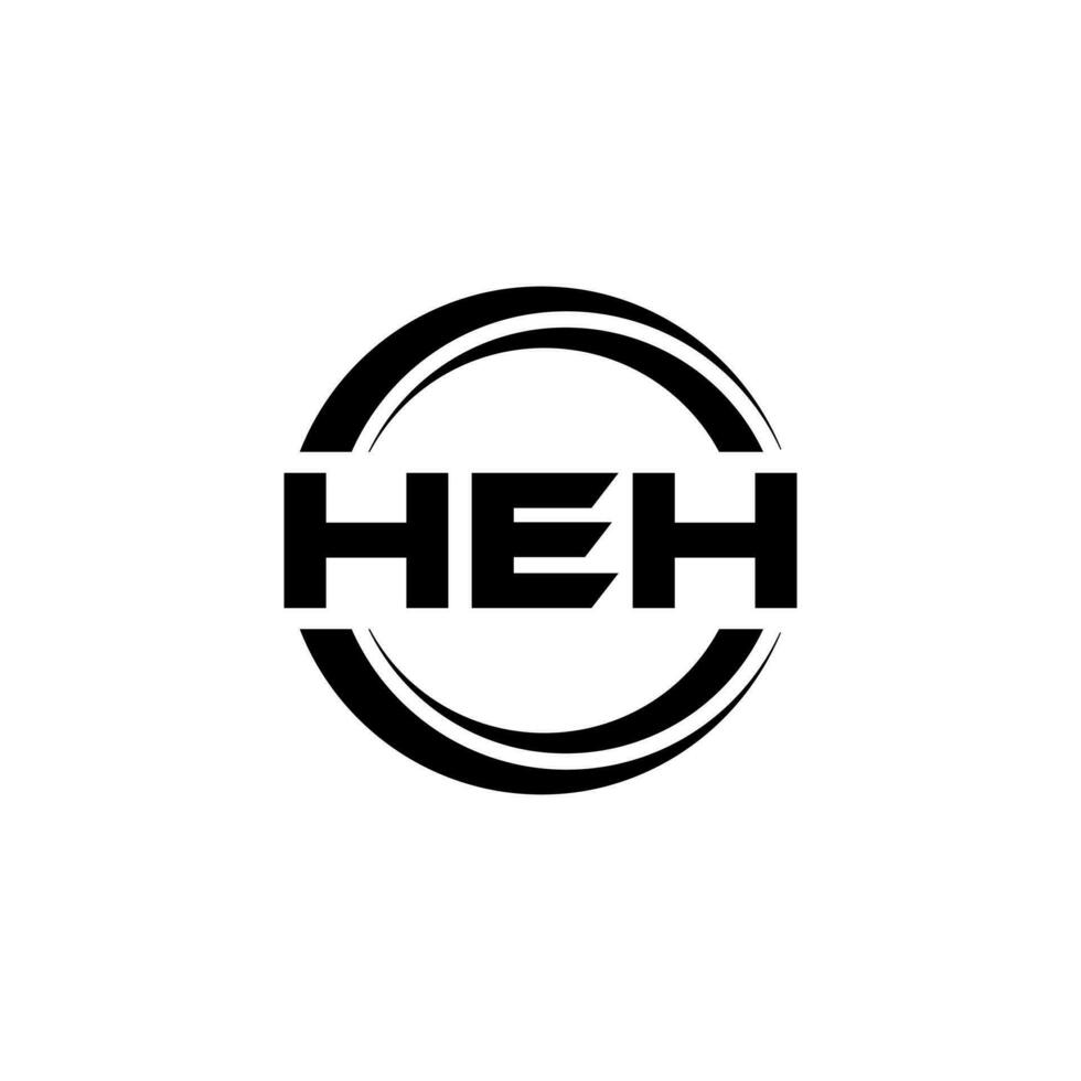 heh logotipo projeto, inspiração para uma único identidade. moderno elegância e criativo Projeto. marca d'água seu sucesso com a impressionante isto logotipo. vetor