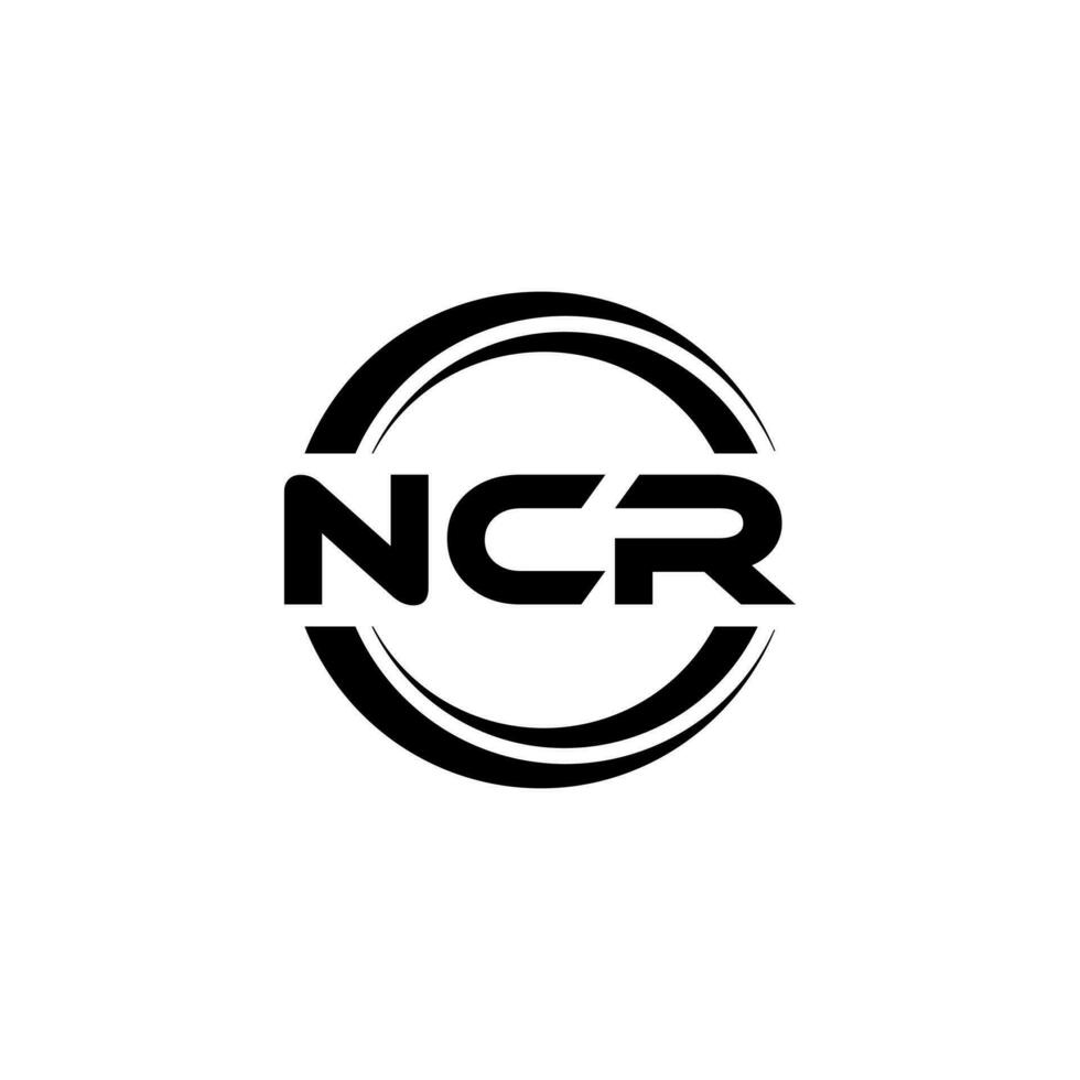 ncr logotipo projeto, inspiração para uma único identidade. moderno elegância e criativo Projeto. marca d'água seu sucesso com a impressionante isto logotipo. vetor