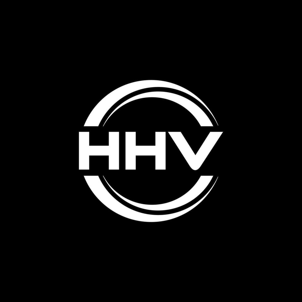 hhv logotipo projeto, inspiração para uma único identidade. moderno elegância e criativo Projeto. marca d'água seu sucesso com a impressionante isto logotipo. vetor