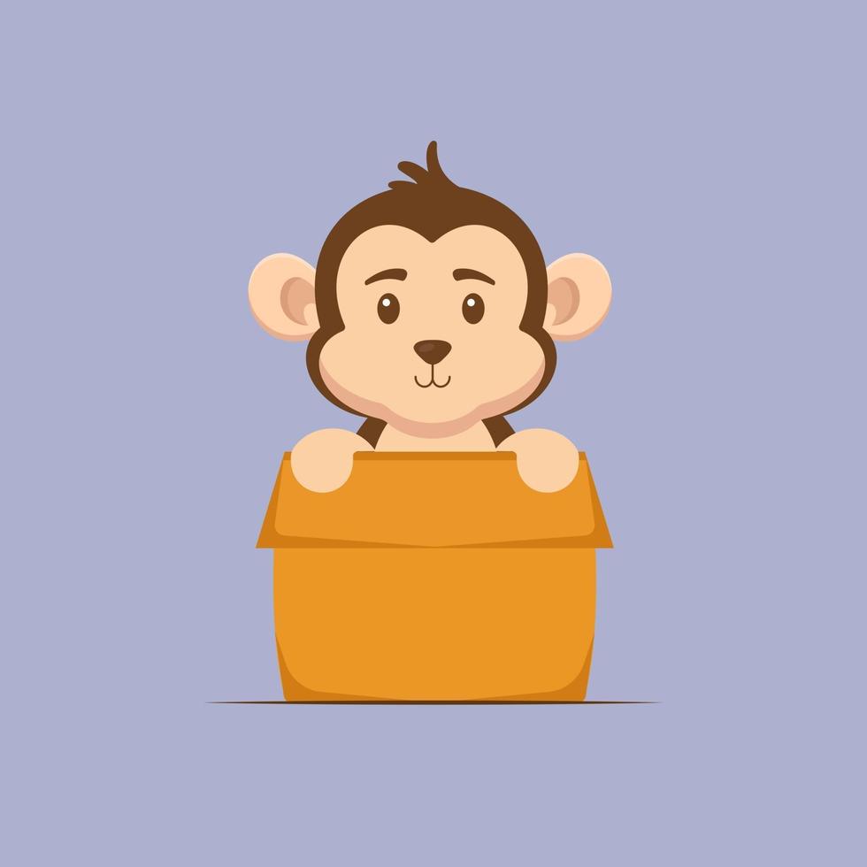 Vector Desenhos Animados Que Joga Macaco Clipart Clipart Macaco