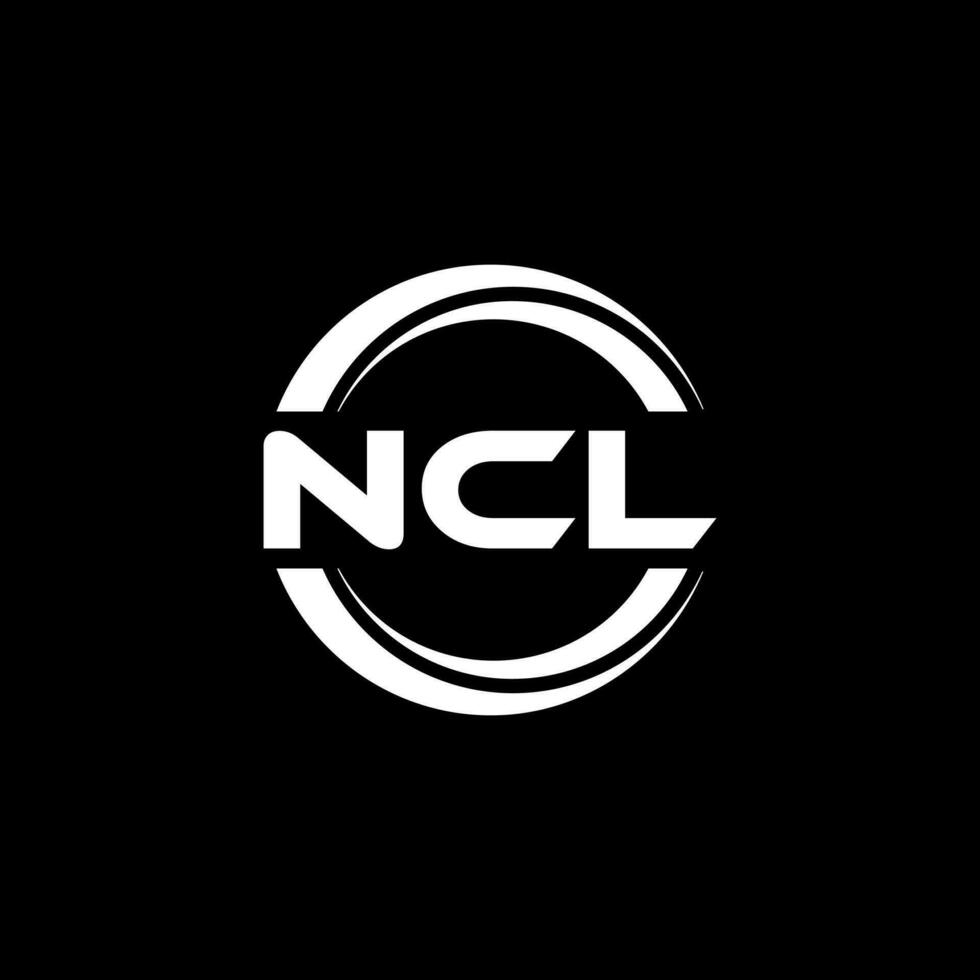 ncl logotipo projeto, inspiração para uma único identidade. moderno elegância e criativo Projeto. marca d'água seu sucesso com a impressionante isto logotipo. vetor