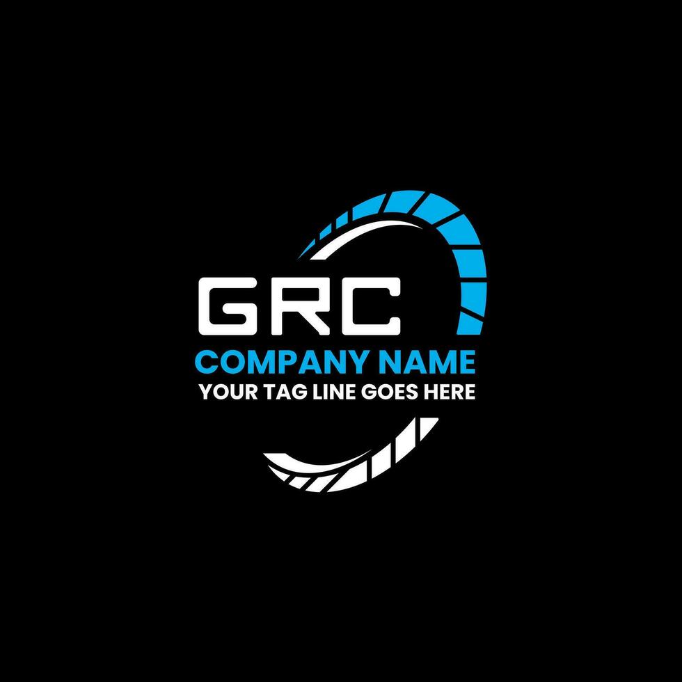 grc carta logotipo criativo Projeto com vetor gráfico, grc simples e moderno logotipo. grc luxuoso alfabeto Projeto