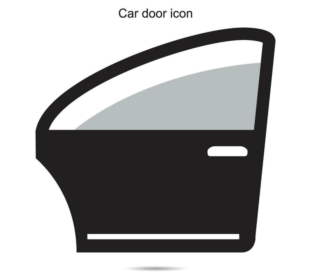 carro porta ícone, vetor ilustração.