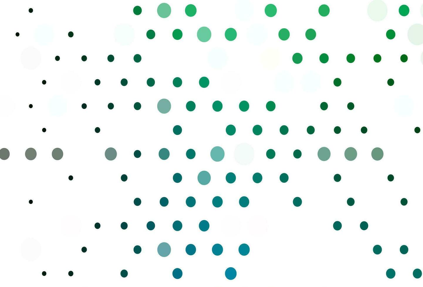 modelo de vetor azul e verde claro com círculos.
