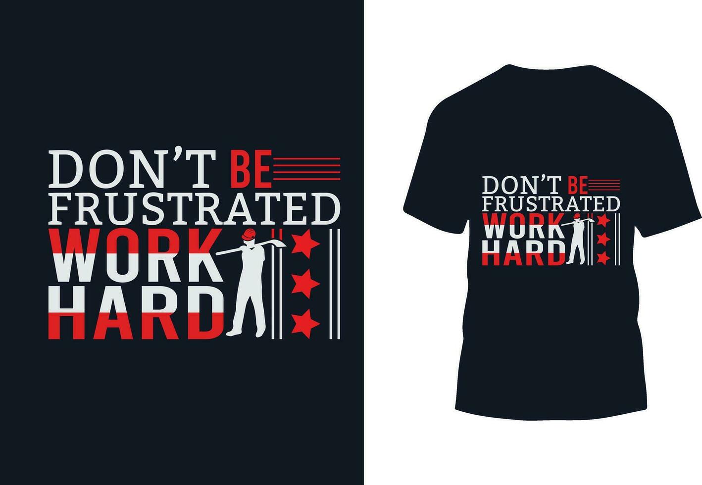 tipografia motivacional citações camiseta Projeto vetor