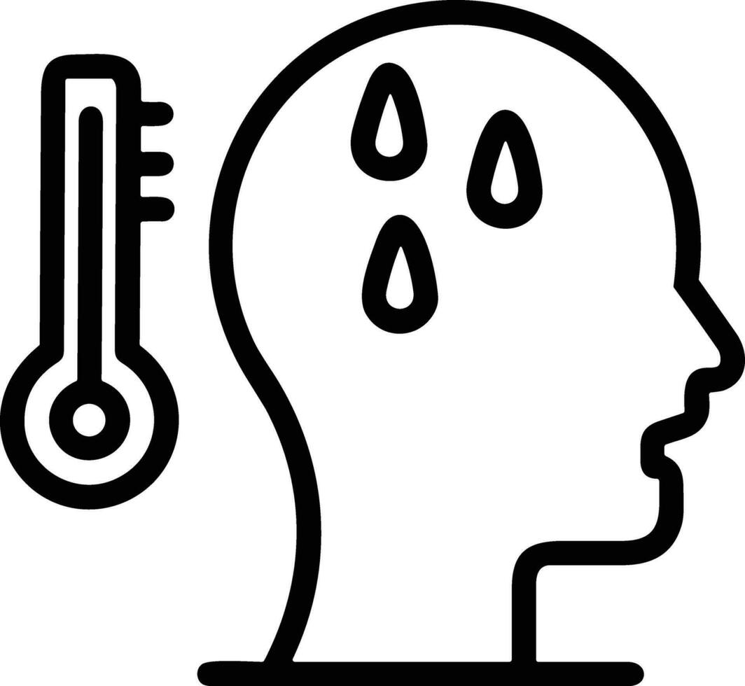 termômetro remédio ícone símbolo imagem vetor. ilustração do a temperatura frio e quente a medida ferramenta Projeto imagem.eps 10 vetor