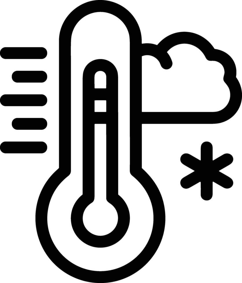 termômetro remédio ícone símbolo imagem vetor. ilustração do a temperatura frio e quente a medida ferramenta Projeto imagem.eps 10 vetor