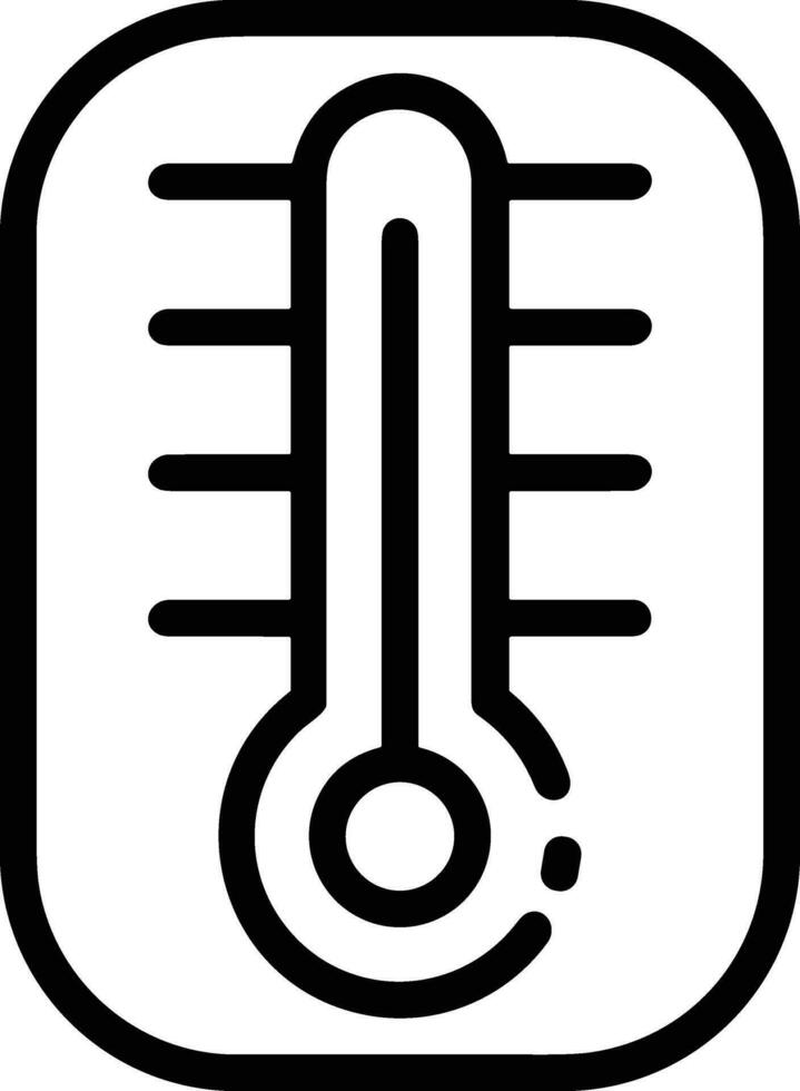 termômetro remédio ícone símbolo imagem vetor. ilustração do a temperatura frio e quente a medida ferramenta Projeto imagem.eps 10 vetor