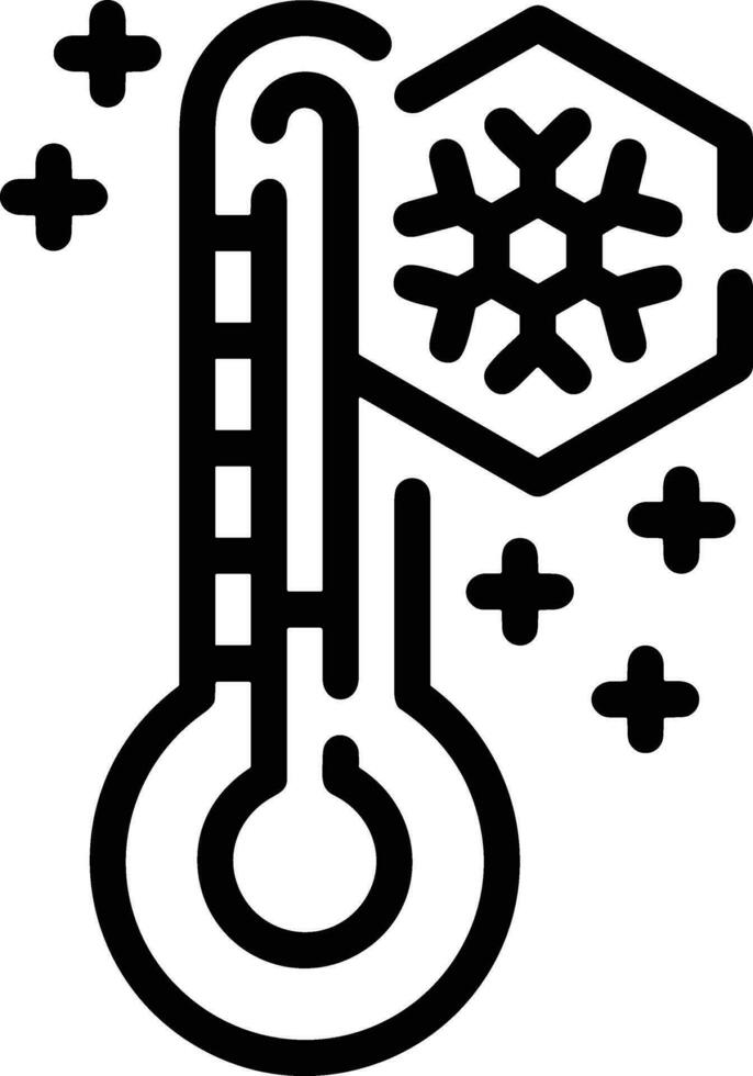 termômetro remédio ícone símbolo imagem vetor. ilustração do a temperatura frio e quente a medida ferramenta Projeto imagem.eps 10 vetor