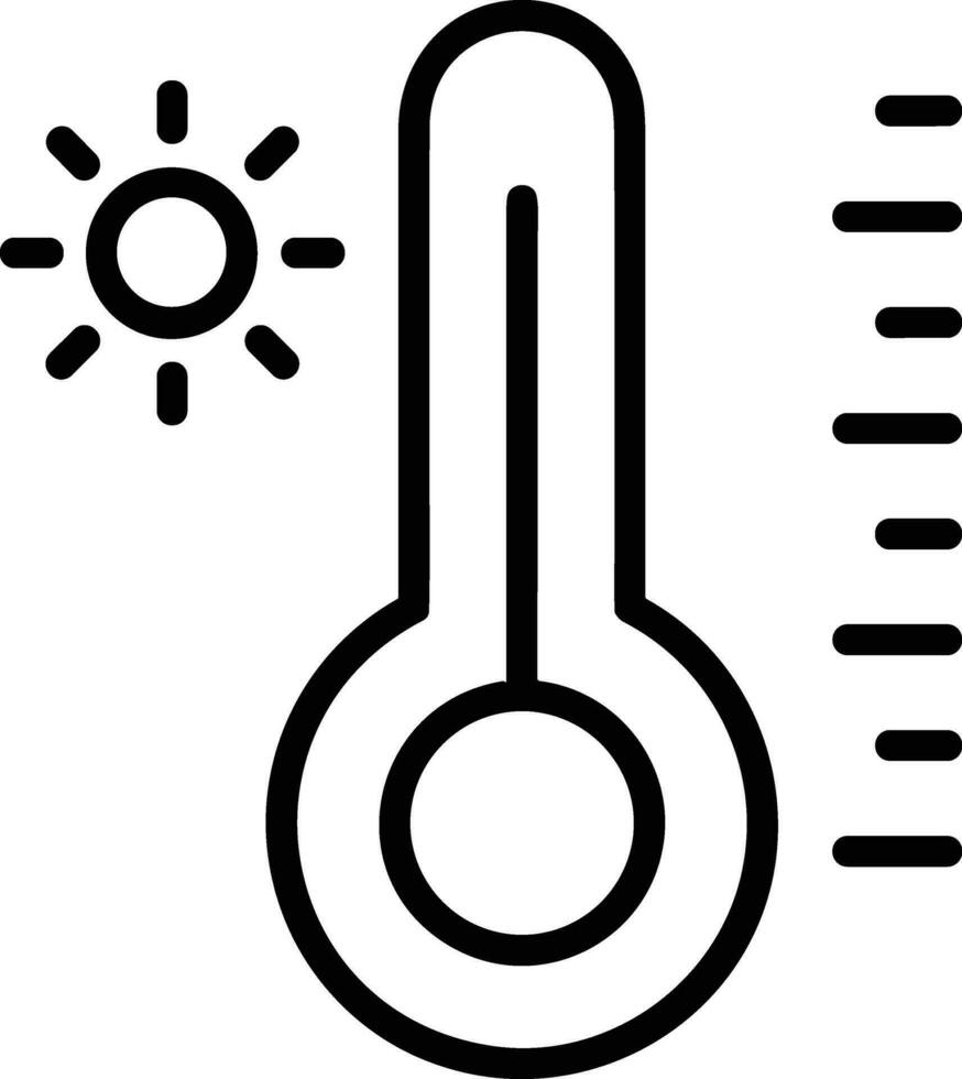 termômetro remédio ícone símbolo imagem vetor. ilustração do a temperatura frio e quente a medida ferramenta Projeto imagem.eps 10 vetor