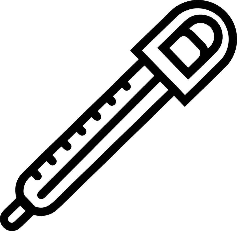 termômetro remédio ícone símbolo imagem vetor. ilustração do a temperatura frio e quente a medida ferramenta Projeto imagem.eps 10 vetor