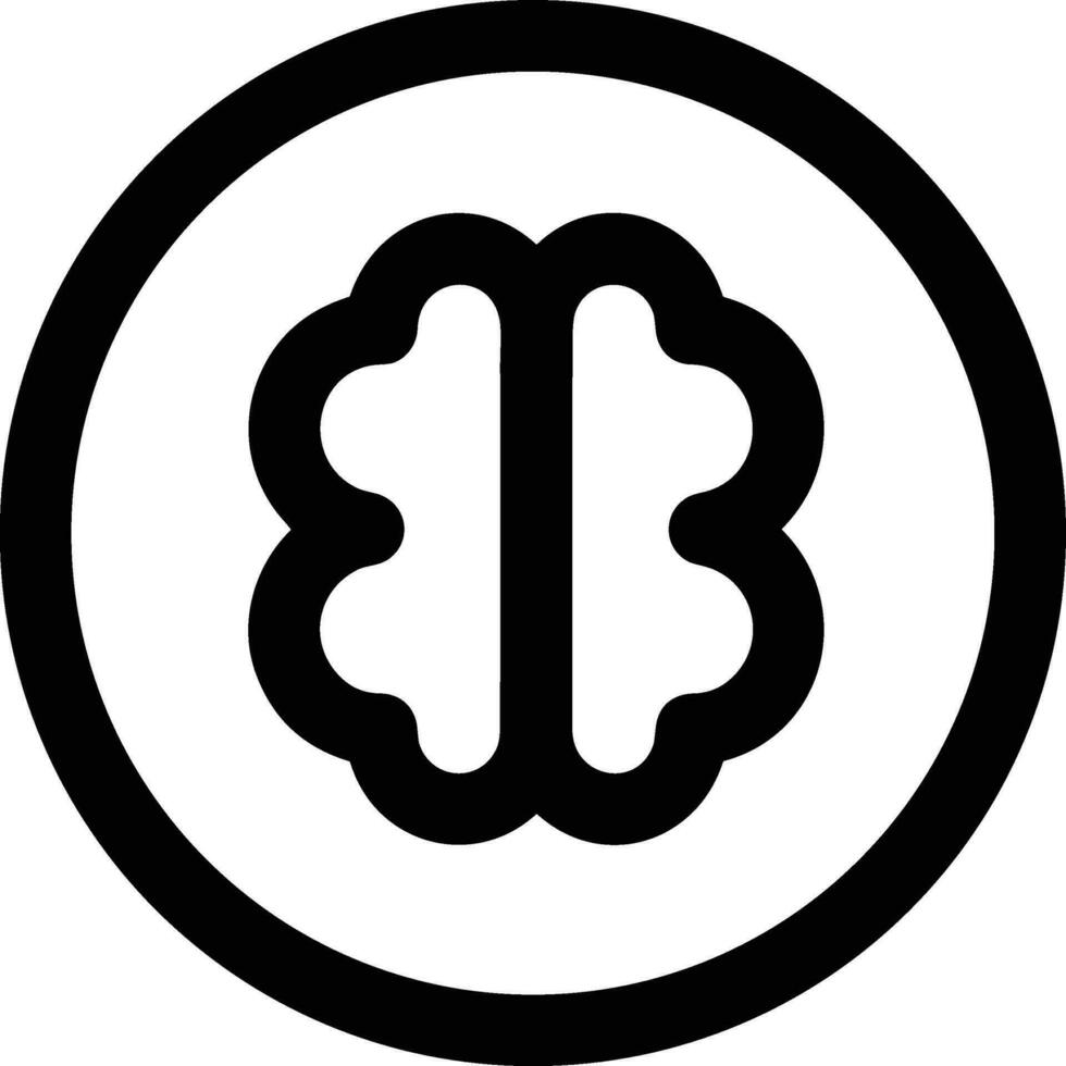 cérebro idéia símbolo ícone vetor imagem. ilustração do a criativo inteligência pensar Projeto imagem. eps 10