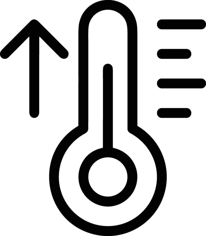 termômetro remédio ícone símbolo imagem vetor. ilustração do a temperatura frio e quente a medida ferramenta Projeto imagem.eps 10 vetor