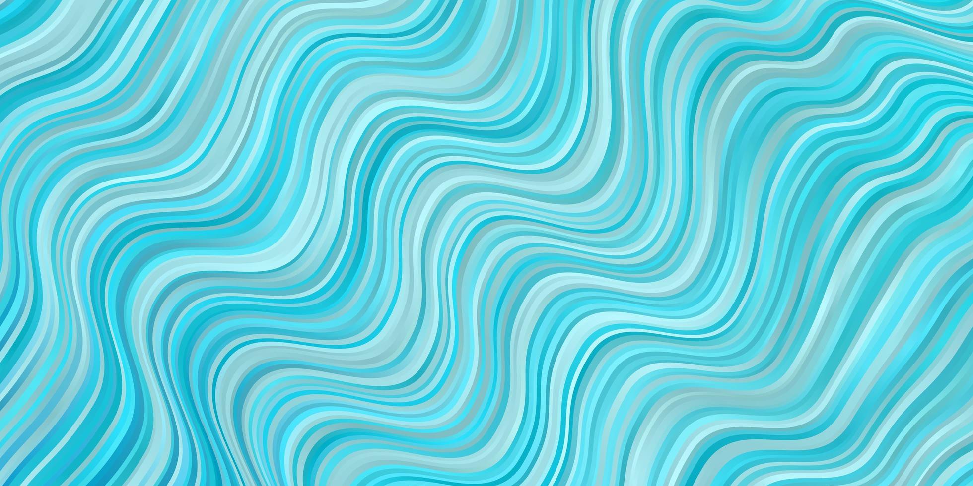 fundo azul claro do vetor com linhas dobradas. amostra geométrica colorida com curvas de gradiente. melhor design para seu anúncio, pôster, banner.