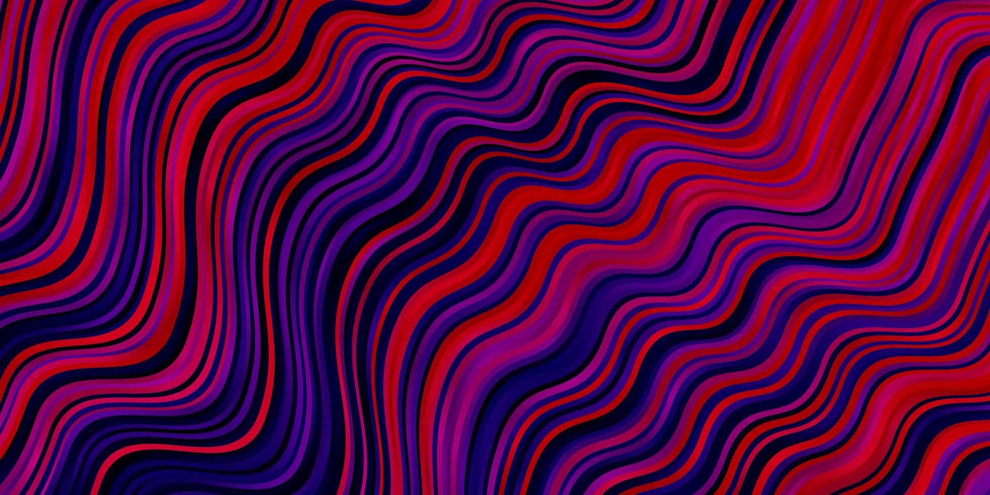 padrão de vetor roxo e rosa escuro com linhas irônicas. ilustração colorida em estilo abstrato com linhas dobradas. design inteligente para suas promoções.