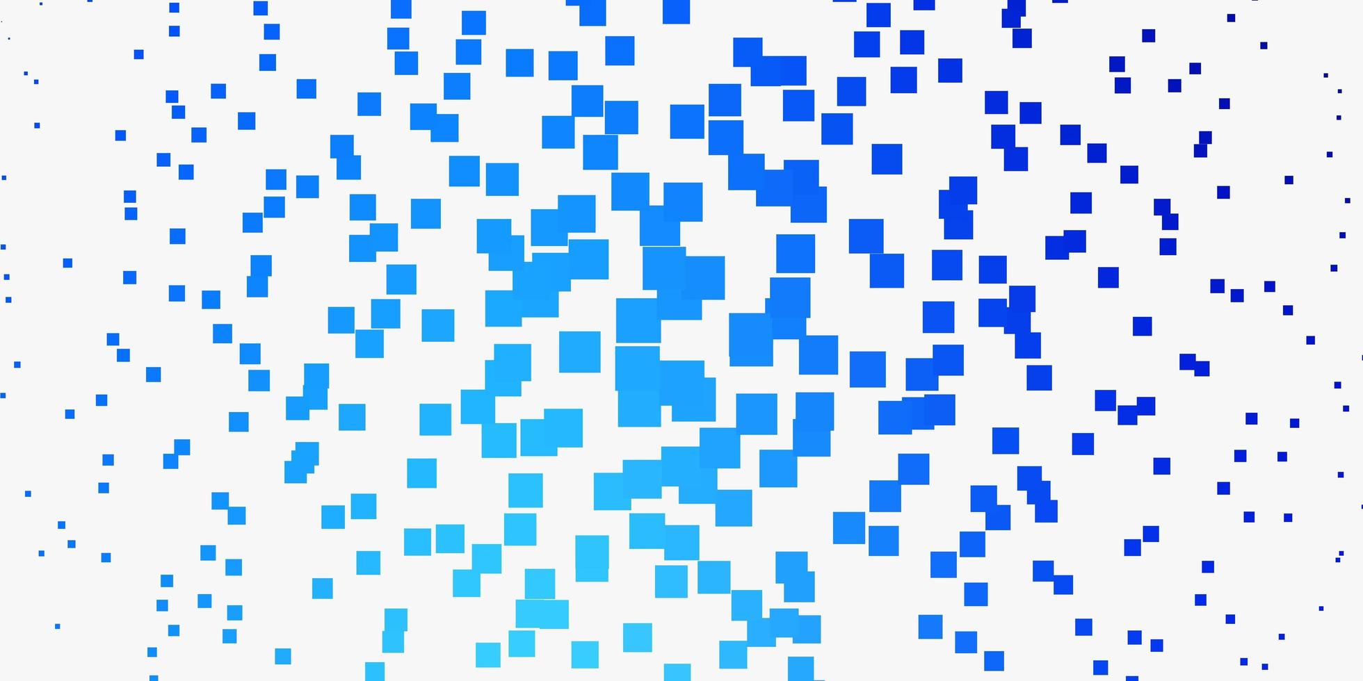 modelo de vetor azul claro com retângulos. ilustração gradiente abstrata com retângulos coloridos. modelo moderno para sua página de destino.