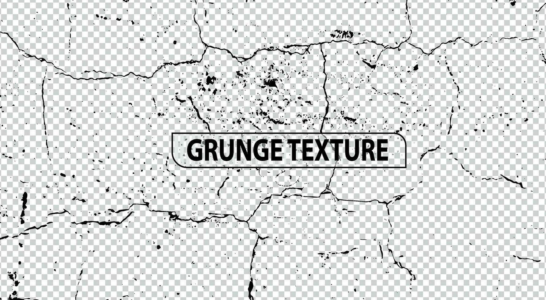 uma Preto e branco desenhando do uma rachadura dentro a parede, grunge textura vetor