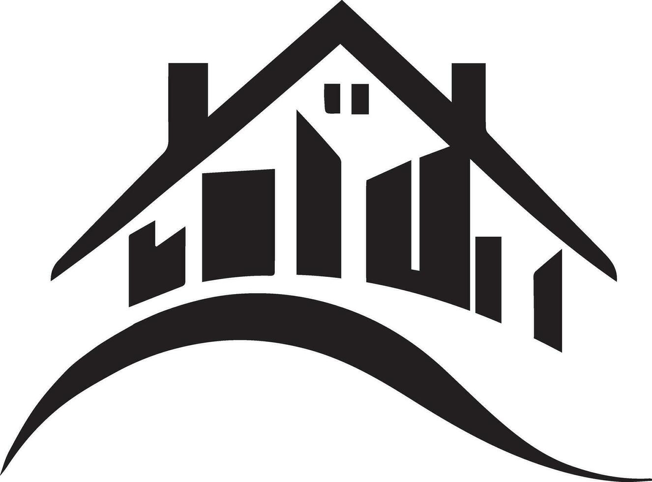 construção logotipo vetor silhueta ilustração