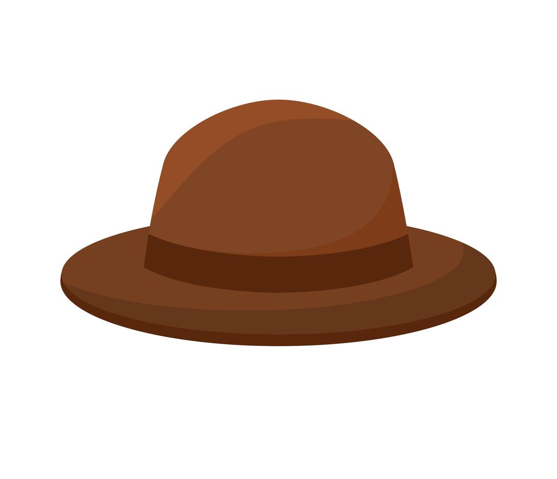 ícone de chapéu elegante vetor