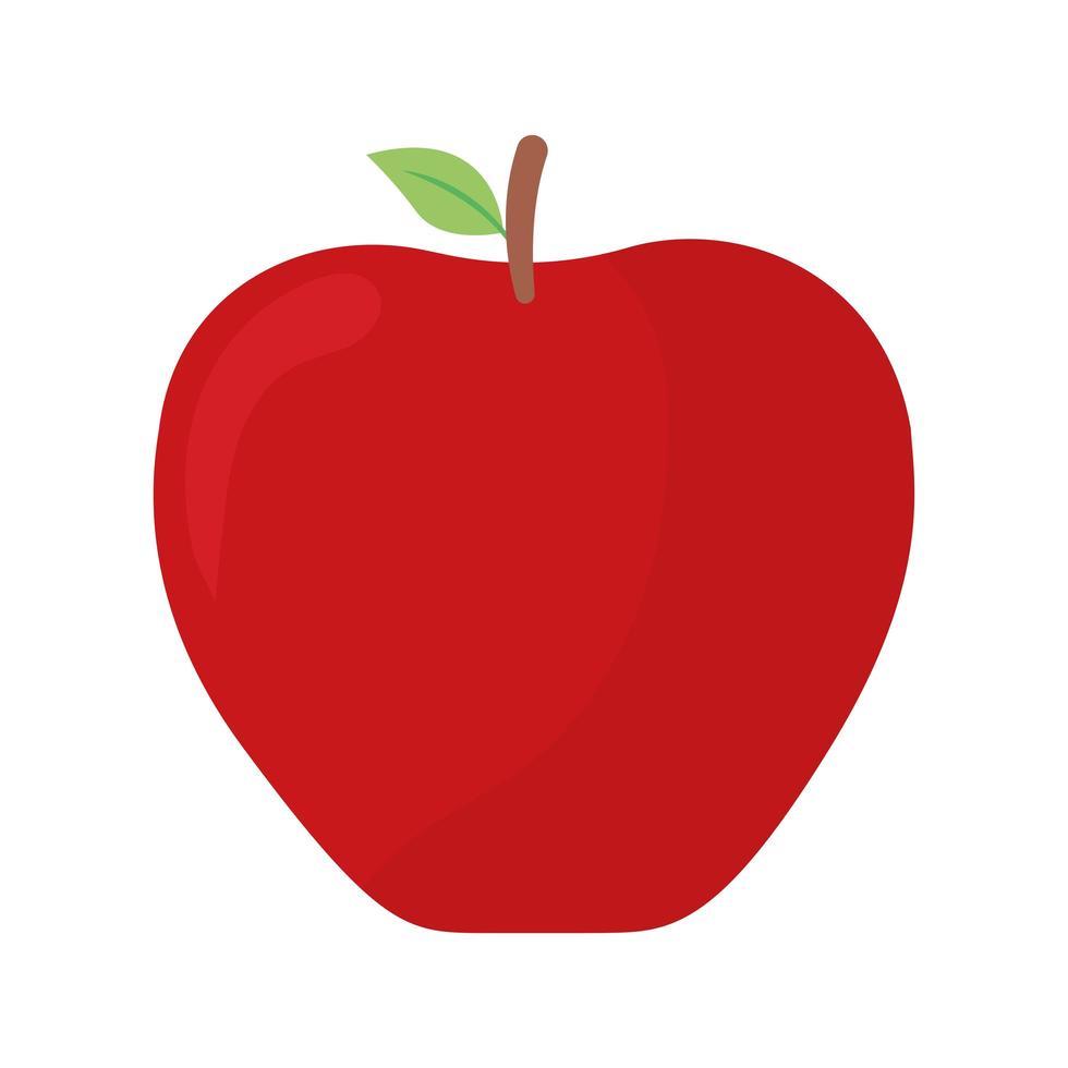 ícone de maçã saudável vetor