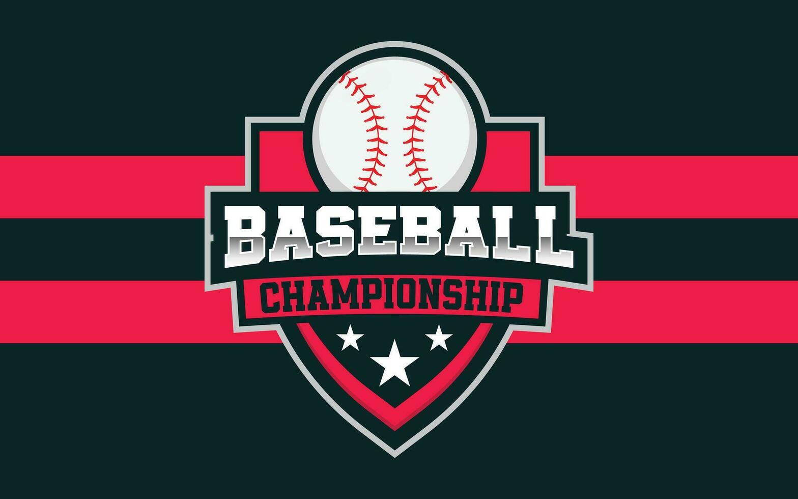 beisebol campeonato vetor logotipo, moderno profissional emblema para a beisebol equipe