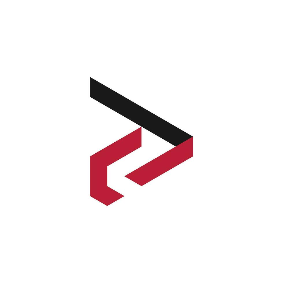 carta p logotipo Projeto elemento para inicial ou o negócio vetor