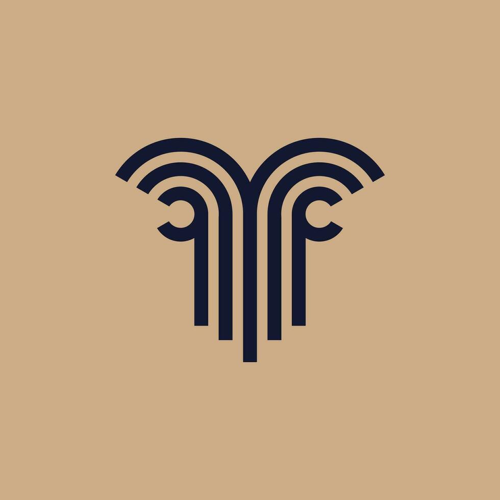 advogado logotipo Projeto ícone elemento vetor idéia para o negócio