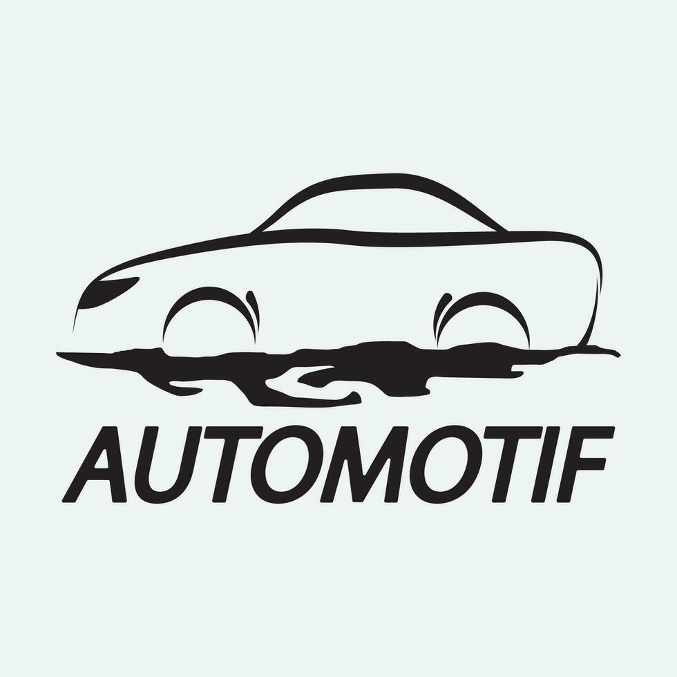 vetor de modelo de logotipo de carro automotivo