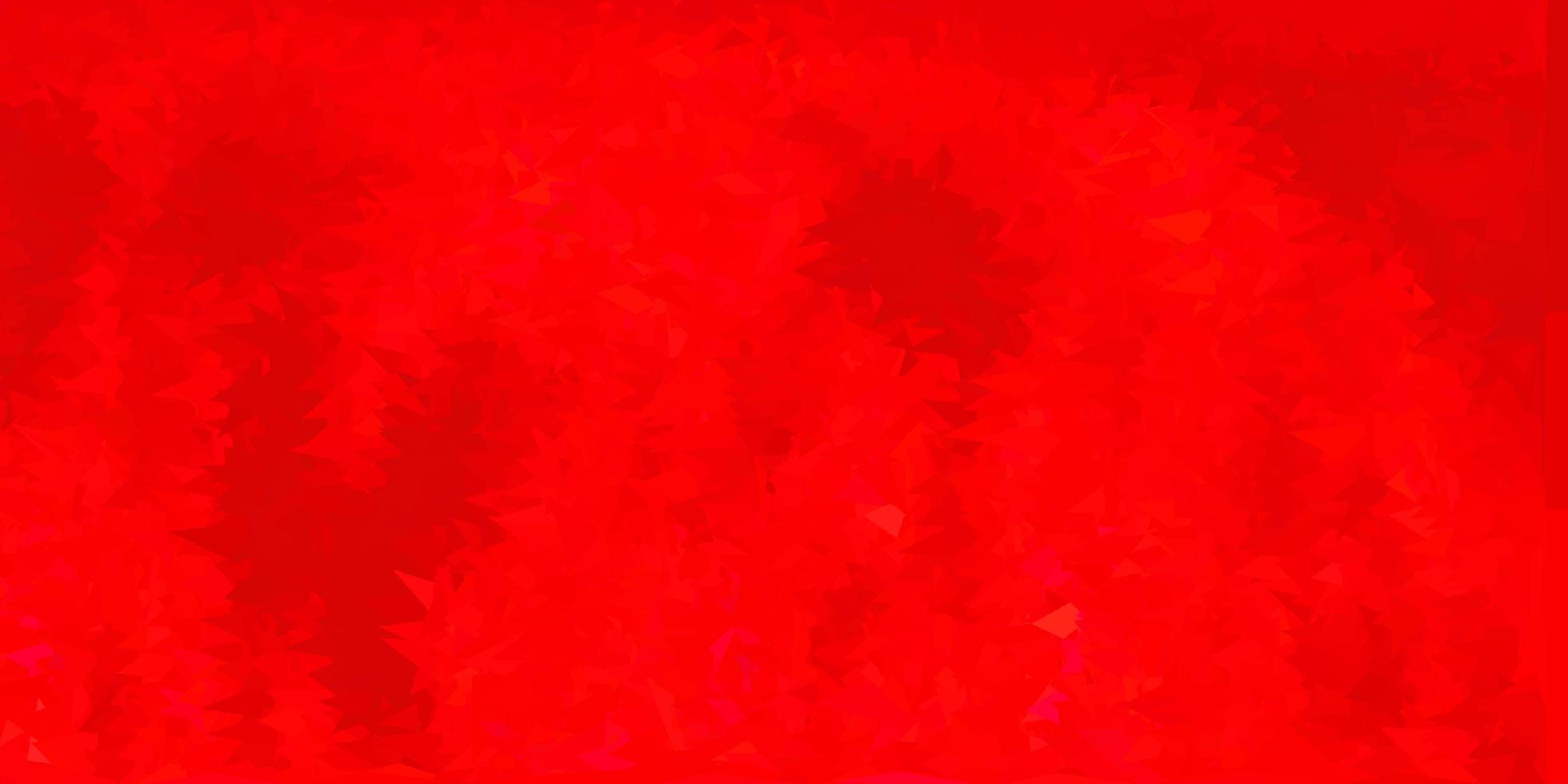papel de parede polígono gradiente de vetor vermelho escuro.