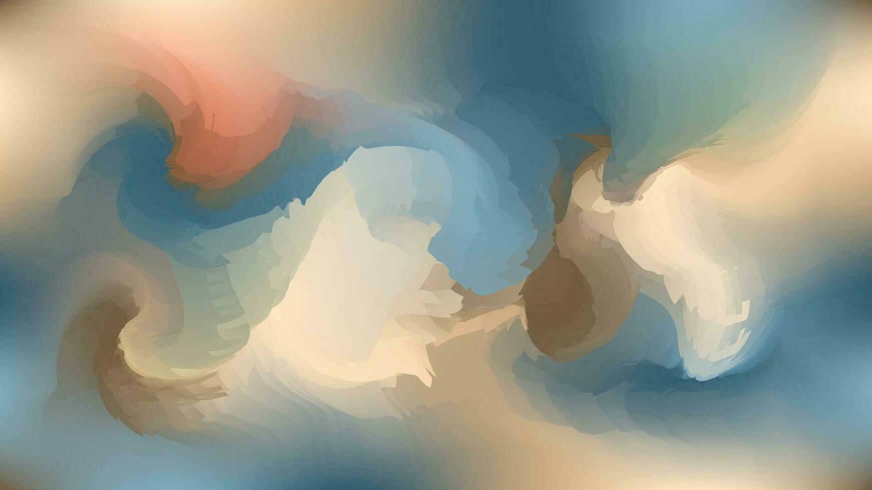 abstrato fundo com colorida redemoinhos vetor