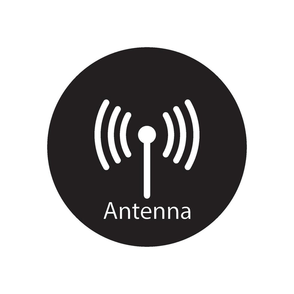 antena ícone vetor