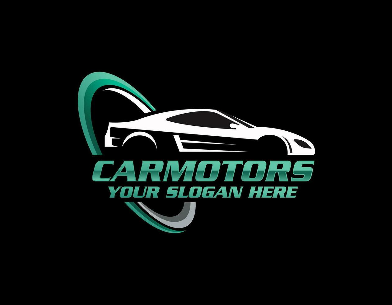 logotipo do carro esporte. automotivo, showroom de carros, vetor de design de logotipo de revendedor de automóveis