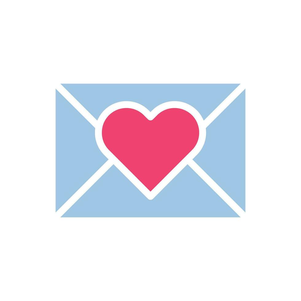 massagem amor ícone sólido azul Rosa estilo namorados ilustração símbolo perfeito. vetor