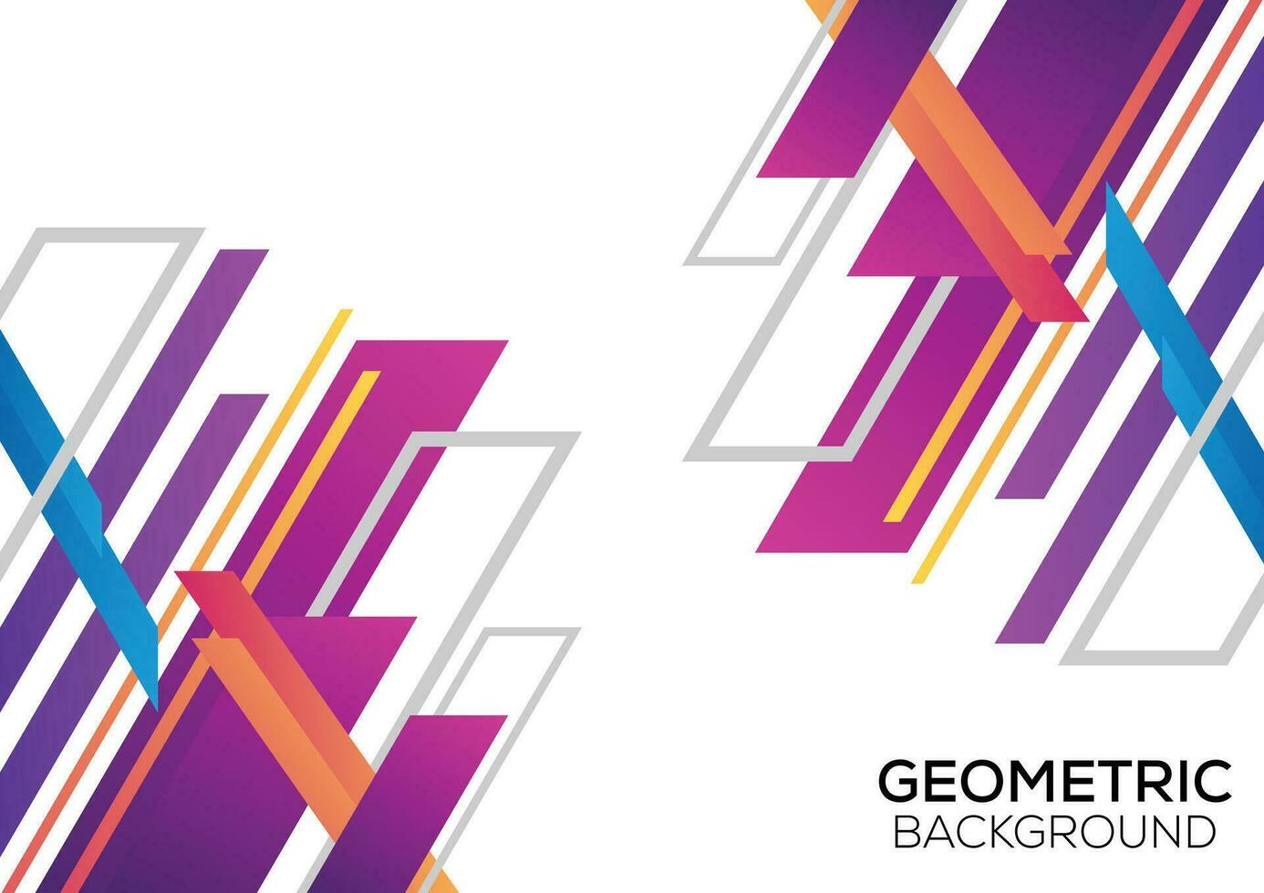 moderno geométrico fundo Projeto gradiente minimalista vetor