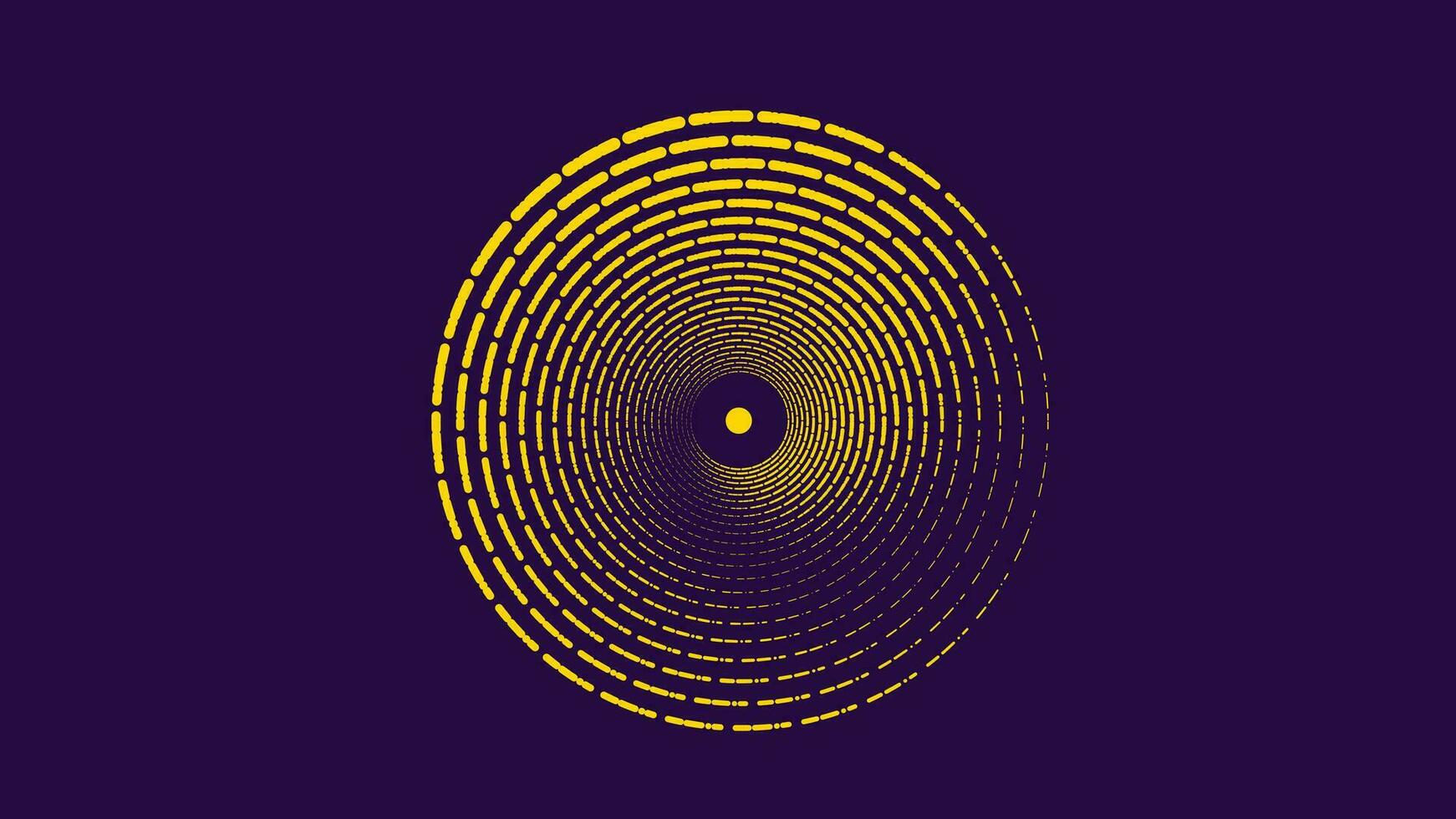 abstrato espiral espaço galáxia dentro Sombrio roxa fundo. isto criativo espiral anel pode estar usava Como uma bandeira e rede elementos. vetor