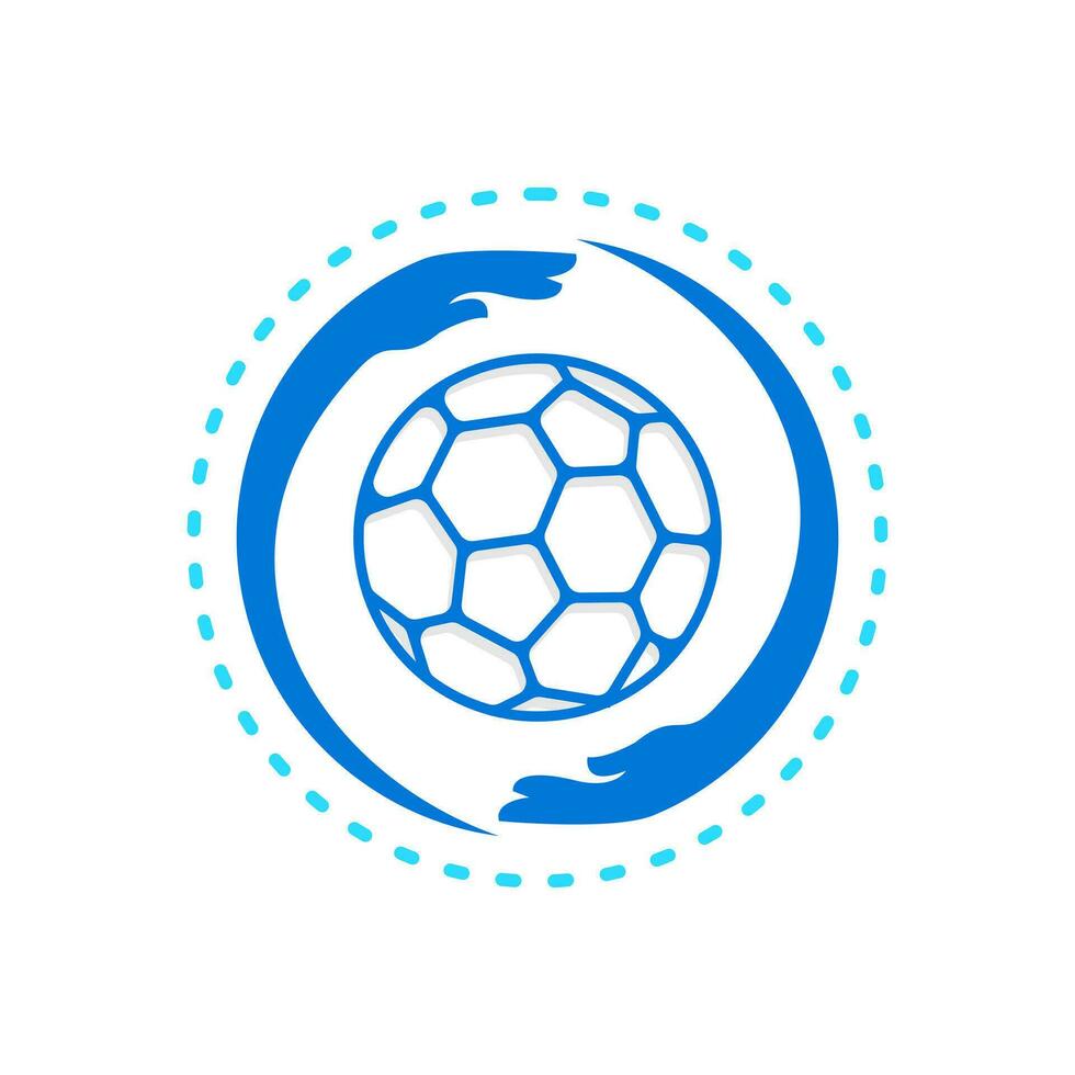 mundo futebol ventilador comunidade logotipo vetor