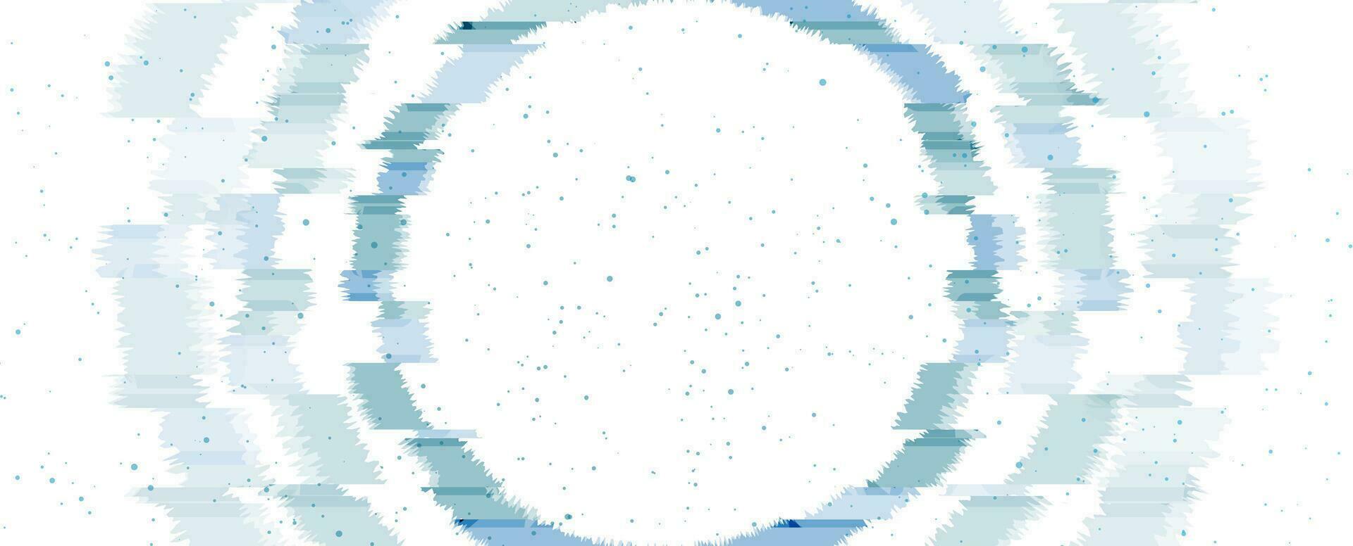azul falha laser néon círculo abstrato fundo vetor