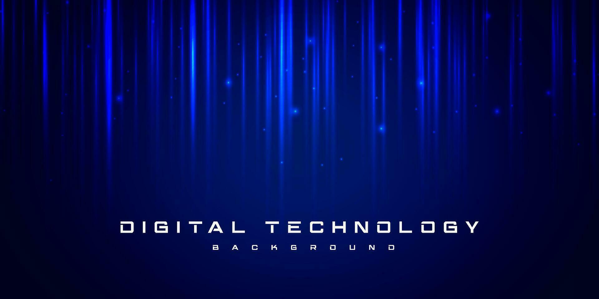 digital tecnologia Rapidez conectar azul fundo, cyber nano Informação, abstrato comunicação, inovação futuro tecnologia dados, Internet rede conexão, ai grande dados, linha ponto ilustração vetor