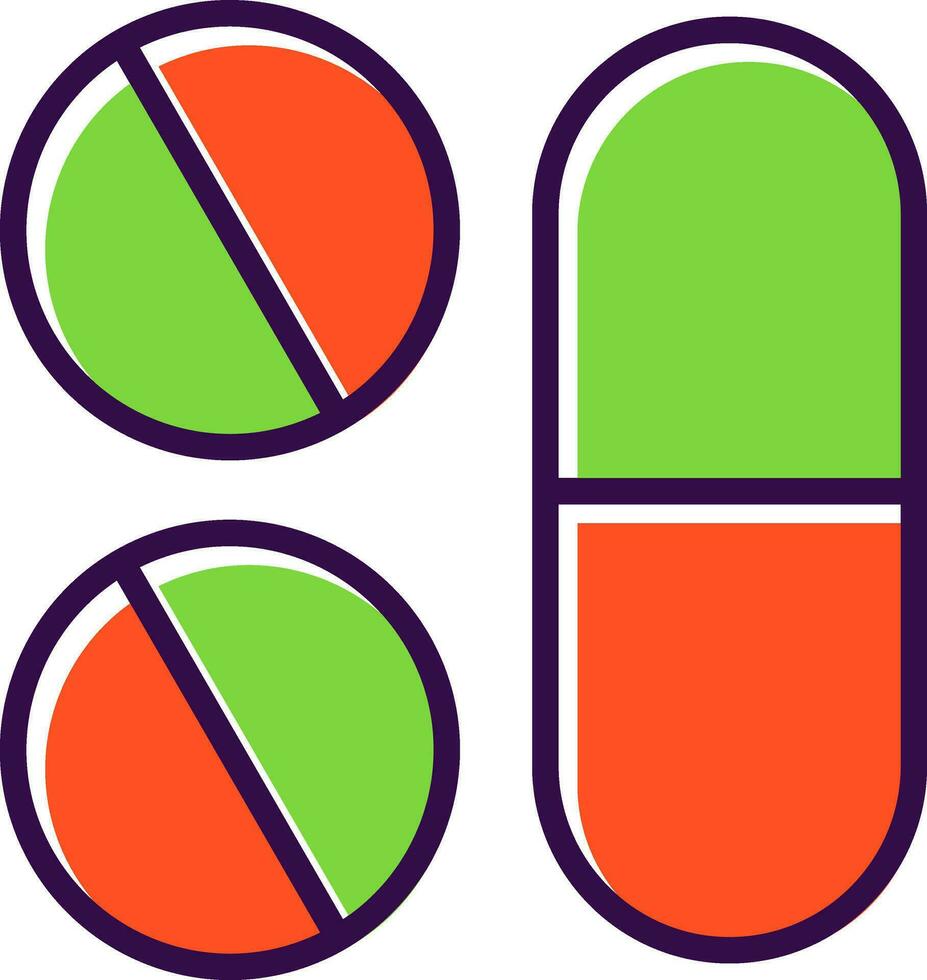 design de ícone de vetor de pílulas