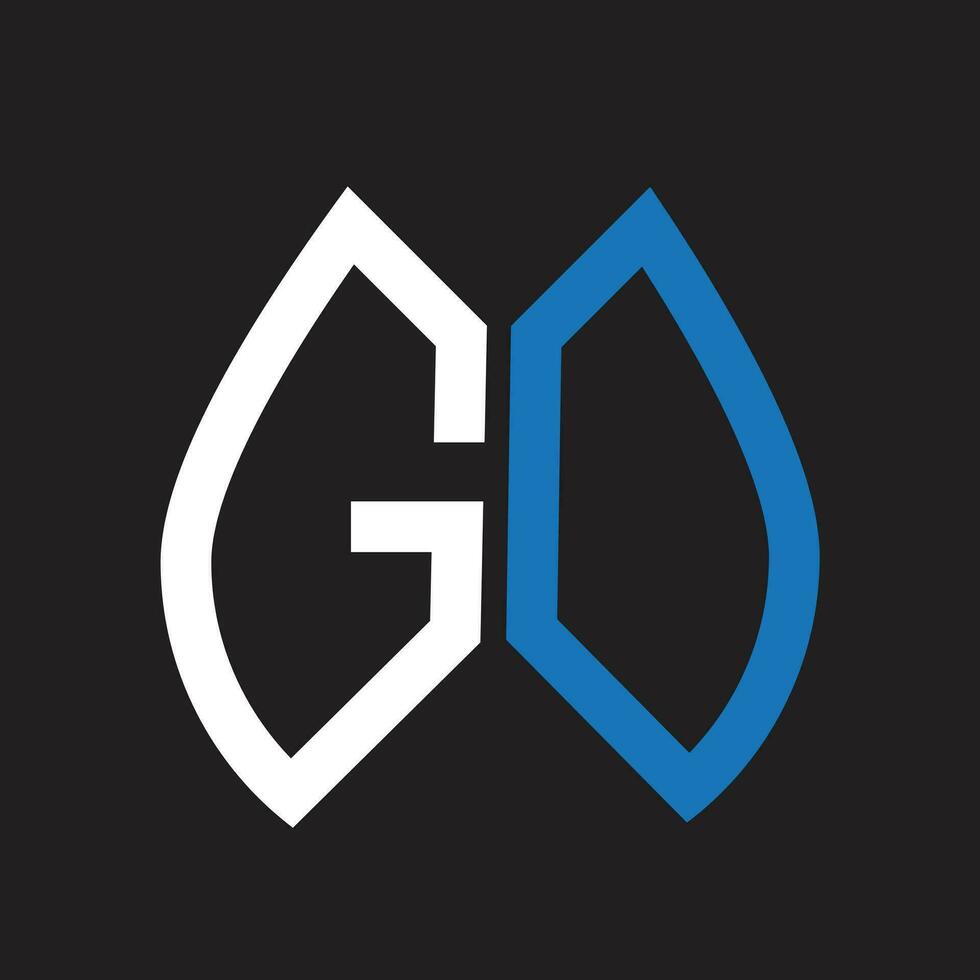 gd carta logotipo design.gd criativo inicial gd carta logotipo Projeto. gd criativo iniciais carta logotipo conceito. vetor