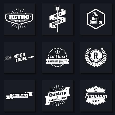 Vintage Retro Vector Logo para banner