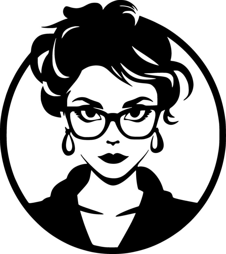 professor - minimalista e plano logotipo - vetor ilustração