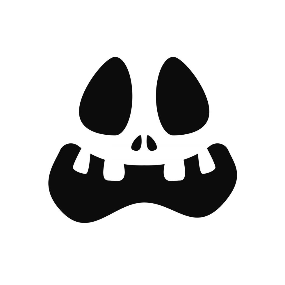 abóbora de rosto assustador de halloween ou fantasma 9855315 Vetor no  Vecteezy