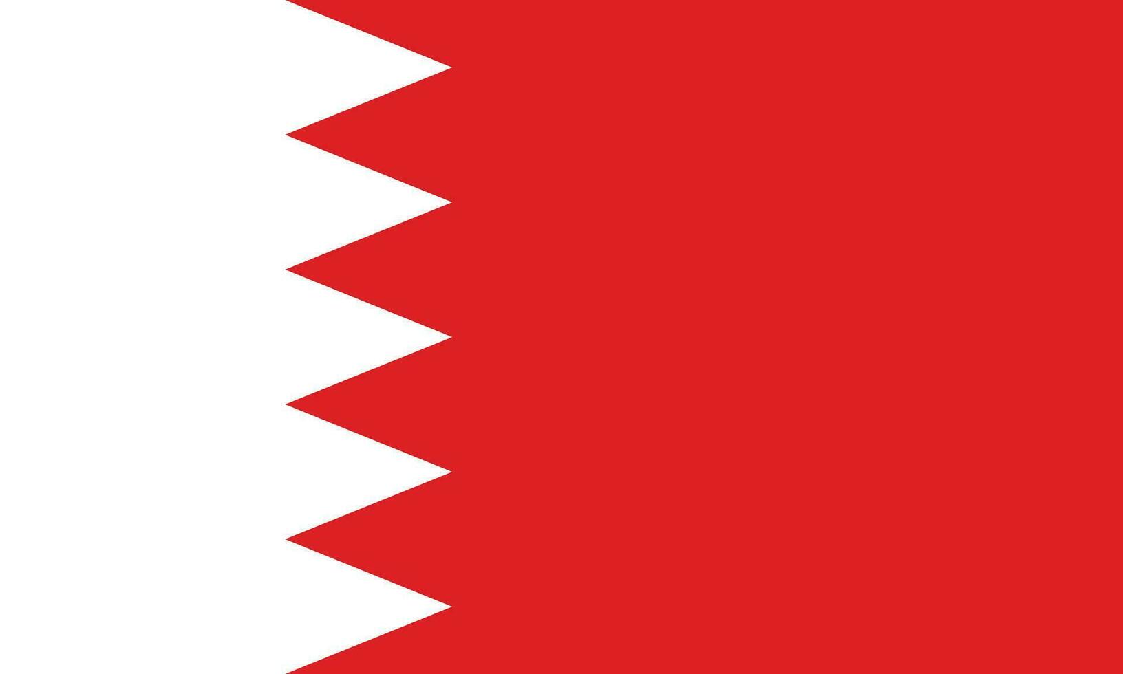 bandeira do bahrein. bahrain bandeira vetor. vetor