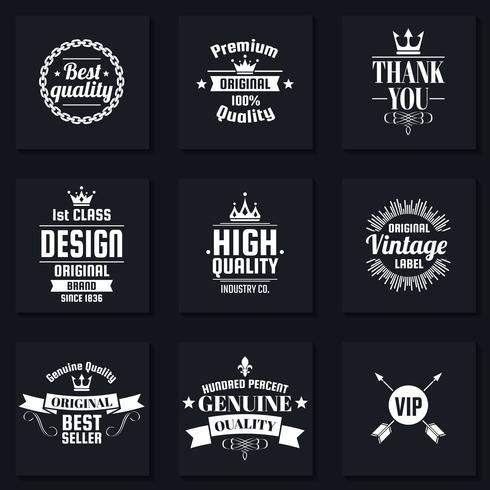 Vintage Retro Vector Logo para banner