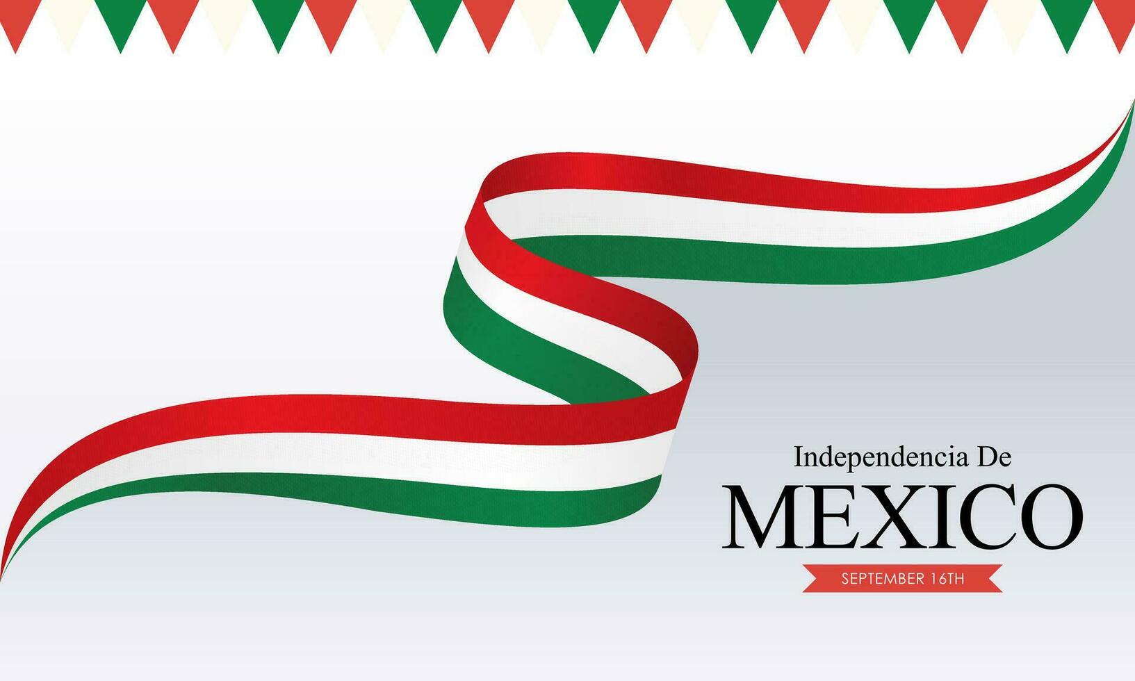 mexicano independência dia fundo vetor