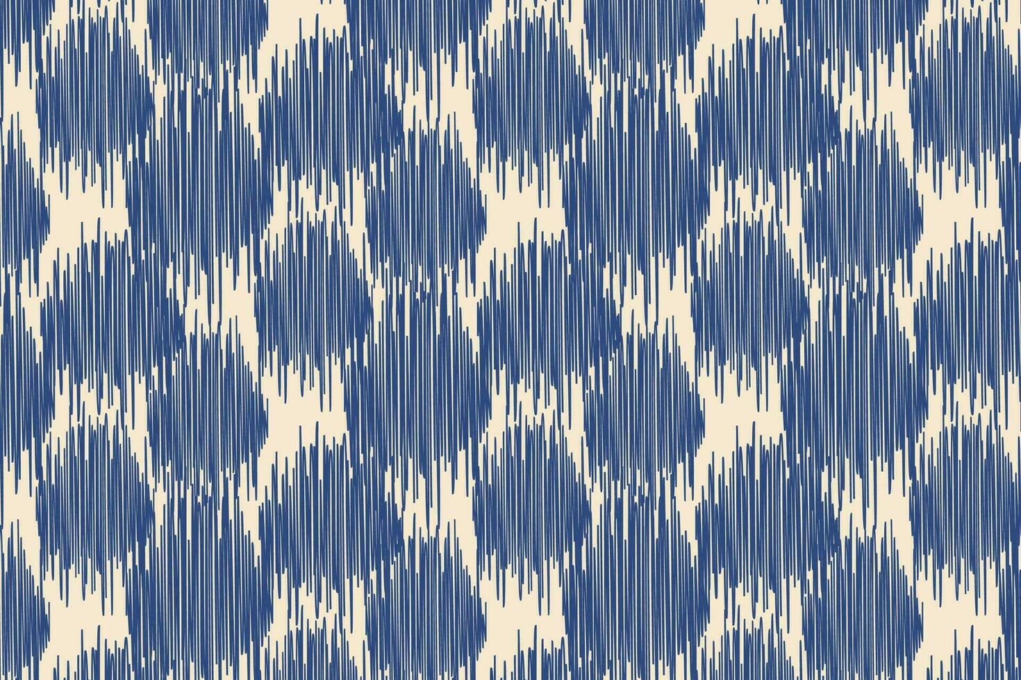 étnico ikat artesanato padronizar abstrato vetor. vetor