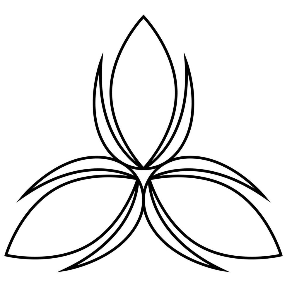 místico símbolo placa oráculo tatuagem ícone vetor ilustração isolado em branco
